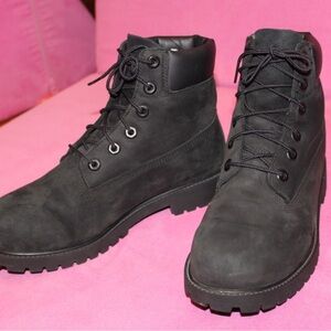 Timberland Women's Black Lace-Up Boots